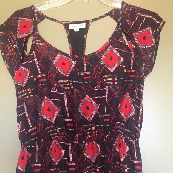 Silence + Noise Dress with Mesh Cutout Back - Picture 3 of 4